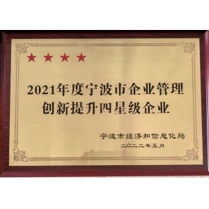 管理创新提升四星级企业